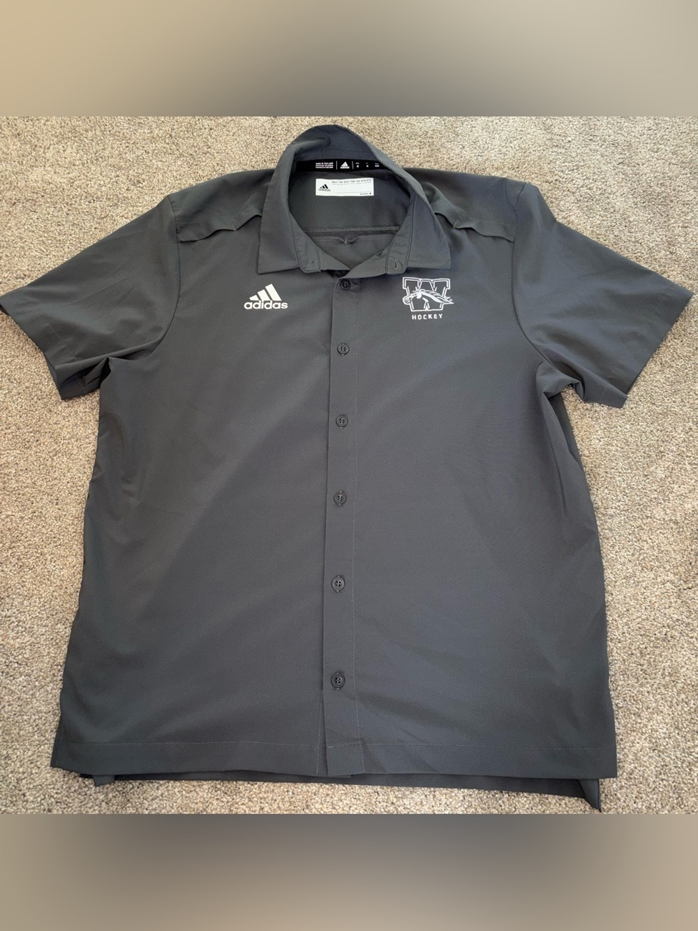 Western Michigan Hockey button-up